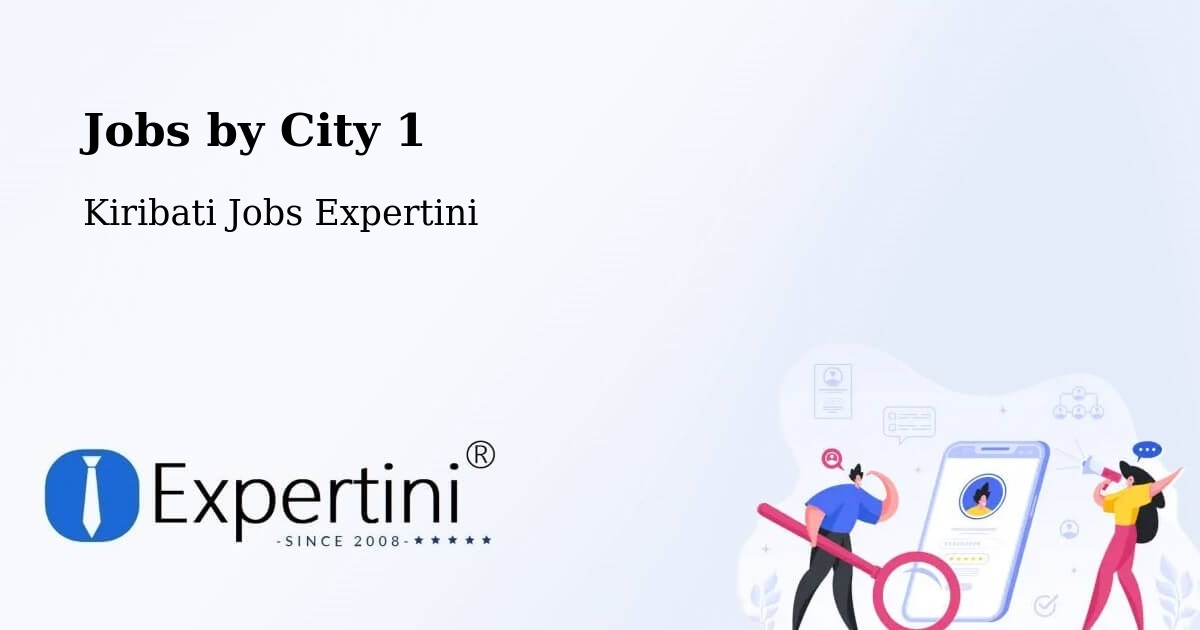 City Jobs in Kiribati - Expertini