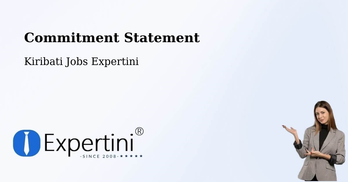 Corporate Commitment – Eita Village - Kiribati Jobs Expertini